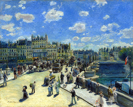 Auguste Renoir - Pont Neuf - Alte Meister als Kunstdruck auf Leinwand, Acrylglas, Alu-Dibond oder als Poster