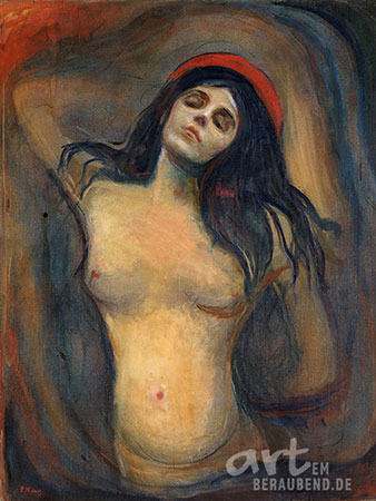Edvard Munch - Madonna - Alte Meister als Kunstdruck auf Leinwand, Acrylglas, Alu-Dibond oder als Poster