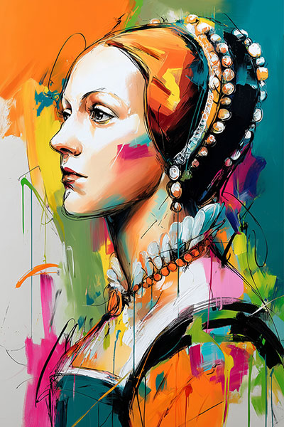 Elizabeth I. - Kunstdruck auf Leinwand, Acrylglas oder als Poster