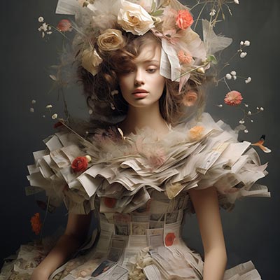 Haute Couture - Bild auf Leinwand, Acrylglas, Alu-Dibond oder als Poster