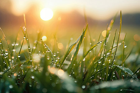 Morgentau - modernes Bild auf Leinwand, Acrylglas, Alu-Dibond oder als Poster