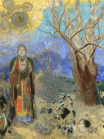 Odilon Redon - Buddha - Alte Meister als Kunstdruck auf Leinwand, Acrylglas, Alu-Dibond oder als Poster