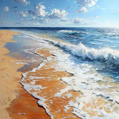 Strand & Meer Gemälde Kunstdruck auf Leinwand, Acrylglas oder als Poster