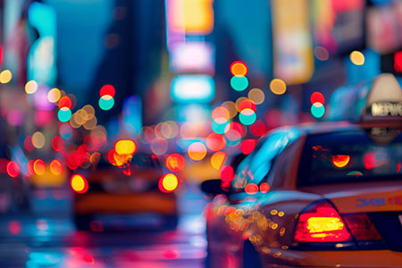 New York City Lights - Times Square Motiv als Kunstdruck auf Leinwand, Acrylglas, Alu-Dibond oder als Poster