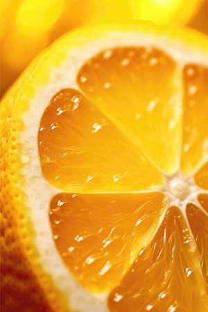 Zitrone - modernes Wandbild im Stil eines Gemäldes als Kunstdruck auf Leinwand, Acrylglas, Alu-Dibond oder als Poster